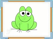 vẽ con ếch 2
